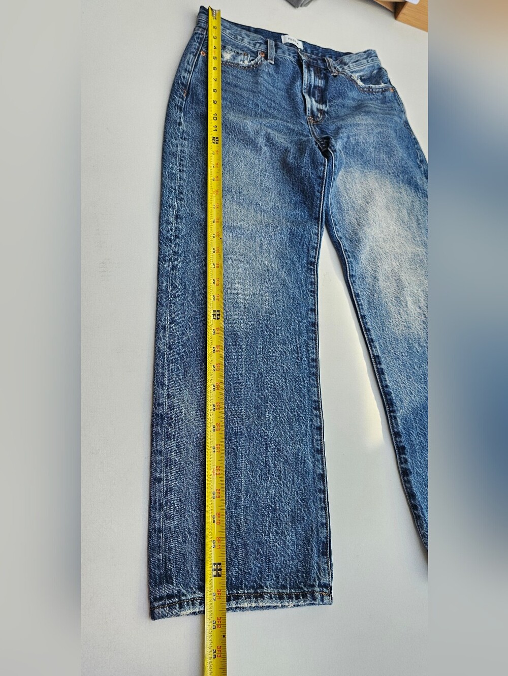 Pistola Lexi Mid Rise Straight Jeans - Picture 7 of 8